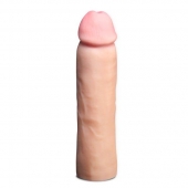Телесная фаллическая насадка на пенис Magnum Xtender - 23 см. - Blush Novelties - в Кирове купить с доставкой