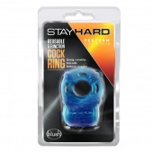 Голубое эрекционное виброкольцо Reusable 5 Function Cock Ring - Blush Novelties - в Кирове купить с доставкой