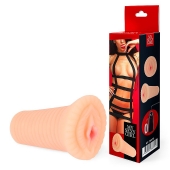Реалистичный мастурбатор-вагина телесного цвета с вибрацией - Bior toys - в Кирове купить с доставкой