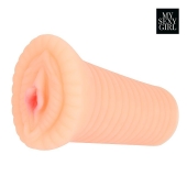 Реалистичный мастурбатор-вагина телесного цвета с вибрацией - Bior toys - в Кирове купить с доставкой