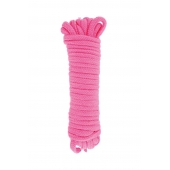 Розовая веревка для связывания Sweet Caress Rope - 10 метров - Sweet Caress - купить с доставкой в Кирове