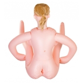 Надувная секс-кукла с реалистичной головой и поднятыми ножками - ToyFa - в Кирове купить с доставкой