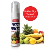 Гель-смазка Tutti-frutti со вкусом тропических фруктов - 30 гр. - Биоритм - купить с доставкой в Кирове