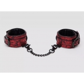Красно-черные наручники Reversible Faux Leather Wrist Cuffs - Fifty Shades of Grey - купить с доставкой в Кирове