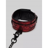 Красно-черные оковы Reversible Faux Leather Ankle Cuffs - Fifty Shades of Grey - купить с доставкой в Кирове