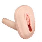 Мастурбатор-вагина с вибрацией и выносным пультом управления REALSTUFF SMOOTH   BALD - Dream Toys - в Кирове купить с доставкой