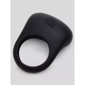 Черное эрекционное виброкольцо Sensation Rechargeable Vibrating Love Ring - Fifty Shades of Grey - в Кирове купить с доставкой