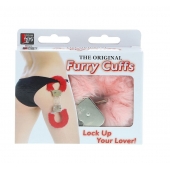 Металлические наручники с розовой меховой опушкой METAL HANDCUFF WITH PLUSH PINK - Dream Toys - купить с доставкой в Кирове