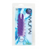 Закрытая фиолетовая насадка с пупырышками SAMURAI PENIS SLEEVE PURPLE - 14,5 см. - NMC - в Кирове купить с доставкой