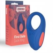 Синее эрекционное кольцо RRRING First Date Cock Ring - FeelzToys - в Кирове купить с доставкой