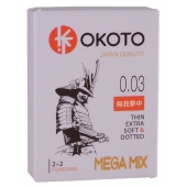 Набор из 4 презервативов OKOTO MegaMIX - Sitabella - купить с доставкой в Кирове
