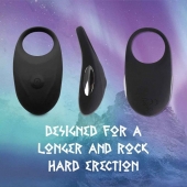 Черное эрекционное виброкольцо Thor Cockring - FeelzToys - в Кирове купить с доставкой