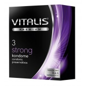 Презервативы с утолщенной стенкой VITALIS PREMIUM strong - 3 шт. - Vitalis - купить с доставкой в Кирове