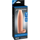 Телесная насадка Real Feel Enhancer XL - 17 см. - Pipedream - в Кирове купить с доставкой