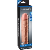 Телесная насадка Fantasy X-tensions Perfect 2  Extension - 20,3 см. - Pipedream - в Кирове купить с доставкой
