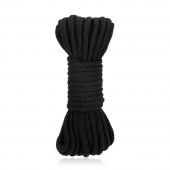 Черная хлопковая веревка для связывания Bondage Rope - 10 м. - Lux Fetish - купить с доставкой в Кирове