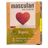 Экологически чистые презервативы Masculan Organic - 3 шт. - Masculan - купить с доставкой в Кирове