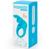 Голубое эрекционное виброкольцо Happy Rabbit Rechargeable Rabbit Cock Ring - Happy Rabbit - в Кирове купить с доставкой