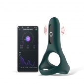 Изумрудное виброкольцо Magic Motion Rise с подхватом мошонки - Magic Motion - в Кирове купить с доставкой