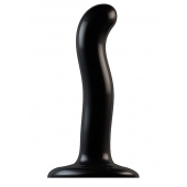 Черный фаллоимитатор-насадка Strap-On-Me P G spot Dildo size S - 16,4 см. - Strap-on-me - купить с доставкой в Кирове