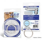 Стальное эрекционное кольцо STEEL COCK RING - 4.5 см. - BlueLine - в Кирове купить с доставкой