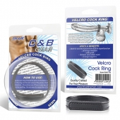 Кольцо на пенис из искусственной кожи на липучке VELCRO COCK RING - 5 см. - BlueLine - в Кирове купить с доставкой