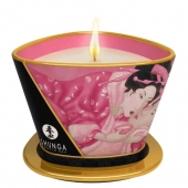 Массажная свеча Rose Petals с ароматом розы - 170 мл. - Shunga - купить с доставкой в Кирове