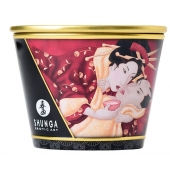 Массажная  свеча Sparkling Strawberry Wine с ароматом клубничного вина - 170 мл. - Shunga - купить с доставкой в Кирове