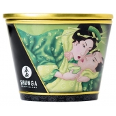 Массажная свеча Exotic Green Tea с ароматом зелёного чая - 170 мл. - Shunga - купить с доставкой в Кирове