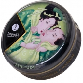 Массажная свеча Exotic Green Tea с ароматом зелёного чая - 30 мл. - Shunga - купить с доставкой в Кирове