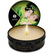 Массажная свеча Exotic Green Tea с ароматом зелёного чая - 30 мл. - Shunga - купить с доставкой в Кирове