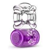 Фиолетовое эрекционное виброкольцо One Night Stand Vibrating C-Ring - Blush Novelties - в Кирове купить с доставкой