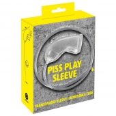 Прозрачная насадка на пенис Piss Play Sleeve для игр с мочеиспусканием - Orion - купить с доставкой в Кирове