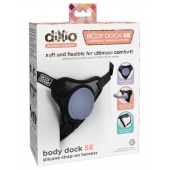 Черные трусики для страпона Body Dock SE на регулируемых ремнях - Pipedream - купить с доставкой в Кирове