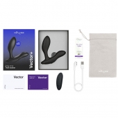 Черный анальный вибратор We-Vibe Vector+ - We-vibe - в Кирове купить с доставкой