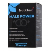 Капсулы для мужчин Erotichard male power - 20 капсул (0,370 гр.) - Erotic Hard - купить с доставкой в Кирове
