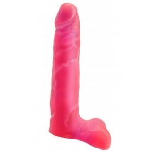 Розовая насадка-фаллос для трусиков Harness - 16,5 см. - LOVETOY (А-Полимер) - купить с доставкой в Кирове