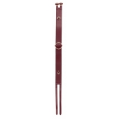 Бордовый ремень Halo Waist Belt - размер L-XL - Shots Media BV - купить с доставкой в Кирове