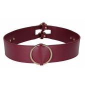 Бордовый ремень Halo Waist Belt - размер L-XL - Shots Media BV - купить с доставкой в Кирове