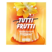 Пробник гель-смазки Tutti-frutti со вкусом ванильного пудинга - 4 гр. - Биоритм - купить с доставкой в Кирове