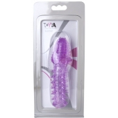 Фиолетовая насадка, удлиняющая половой член - 13,5 см. - Toyfa Basic - в Кирове купить с доставкой