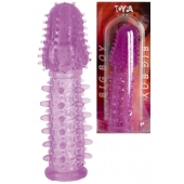 Фиолетовая насадка, удлиняющая половой член - 13,5 см. - Toyfa Basic - в Кирове купить с доставкой