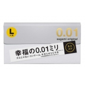 Презервативы Sagami Original 0.02 L-size увеличенного размера - 5 шт. - Sagami - купить с доставкой в Кирове