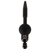 Черный уретральный вибростимулятор Vibrating Penis Plug - Orion - купить с доставкой в Кирове