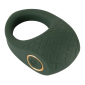 Зеленое эрекционное виброкольцо Luxurious Vibro Cock Ring - Orion - в Кирове купить с доставкой