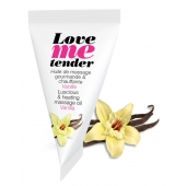 Съедобное согревающее массажное масло Love Me Tender Vanilla с ароматом ванили - 10 мл. - Love to Love - купить с доставкой в Кирове