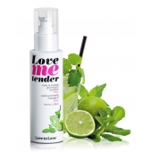 Съедобное согревающее массажное масло Love Me Tender Mojito с ароматом мохито - 100 мл. - Love to Love - купить с доставкой в Кирове