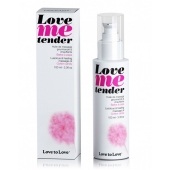 Съедобное согревающее массажное масло Love Me Tender Cotton Candy с ароматом сладкой ваты - 100 мл. - Love to Love - купить с доставкой в Кирове