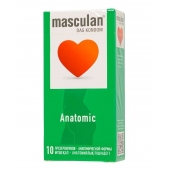 Презервативы анатомической формы Masculan Anatomic - 10 шт. - Masculan - купить с доставкой в Кирове