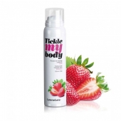 Массажная хрустящая пенка Tickle My Body Strawberry с ароматом клубники - 150 мл. - Love to Love - купить с доставкой в Кирове